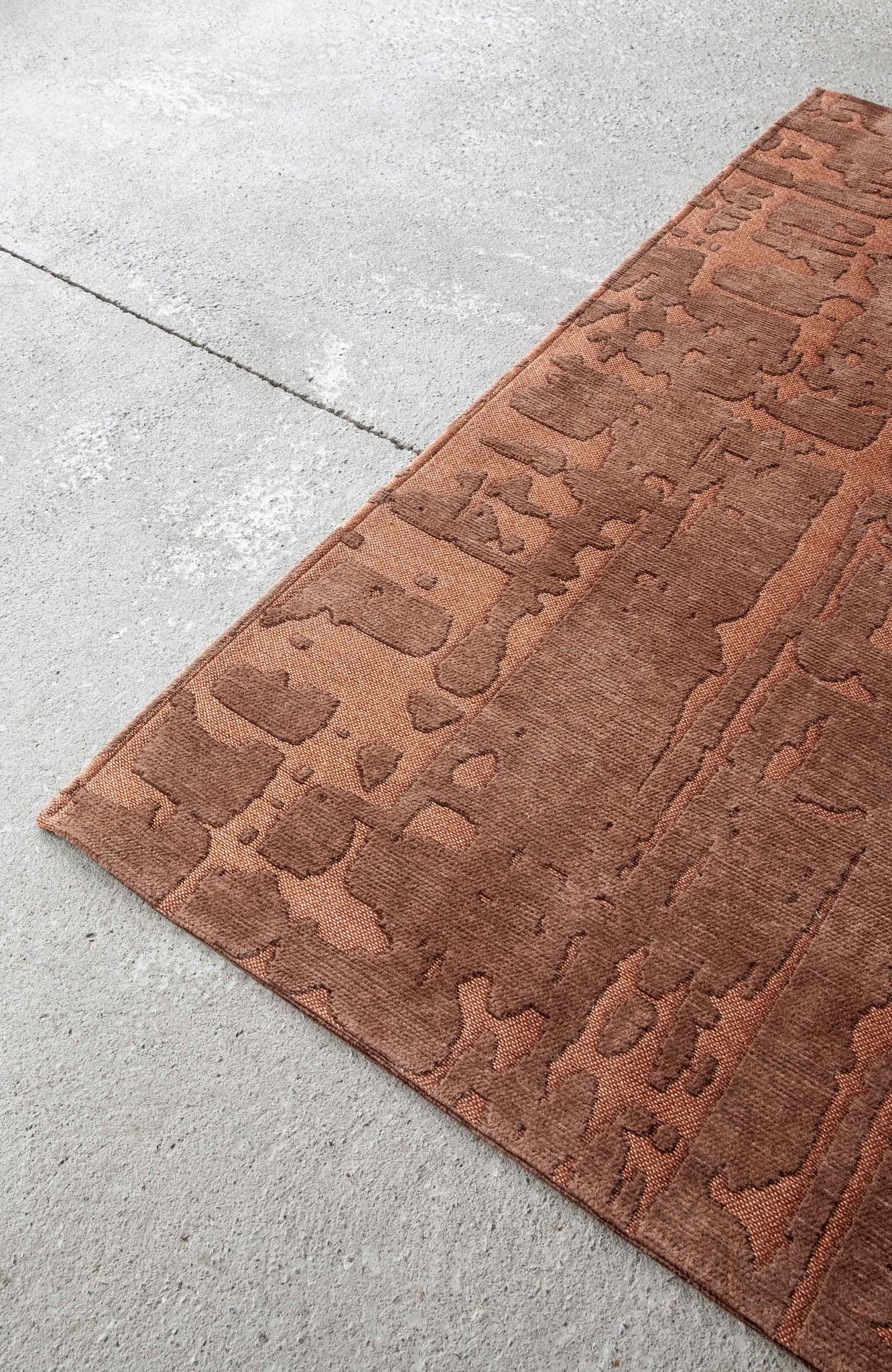 Brown Belgian Flatwoven Rug | Size: 280 x 390 cm