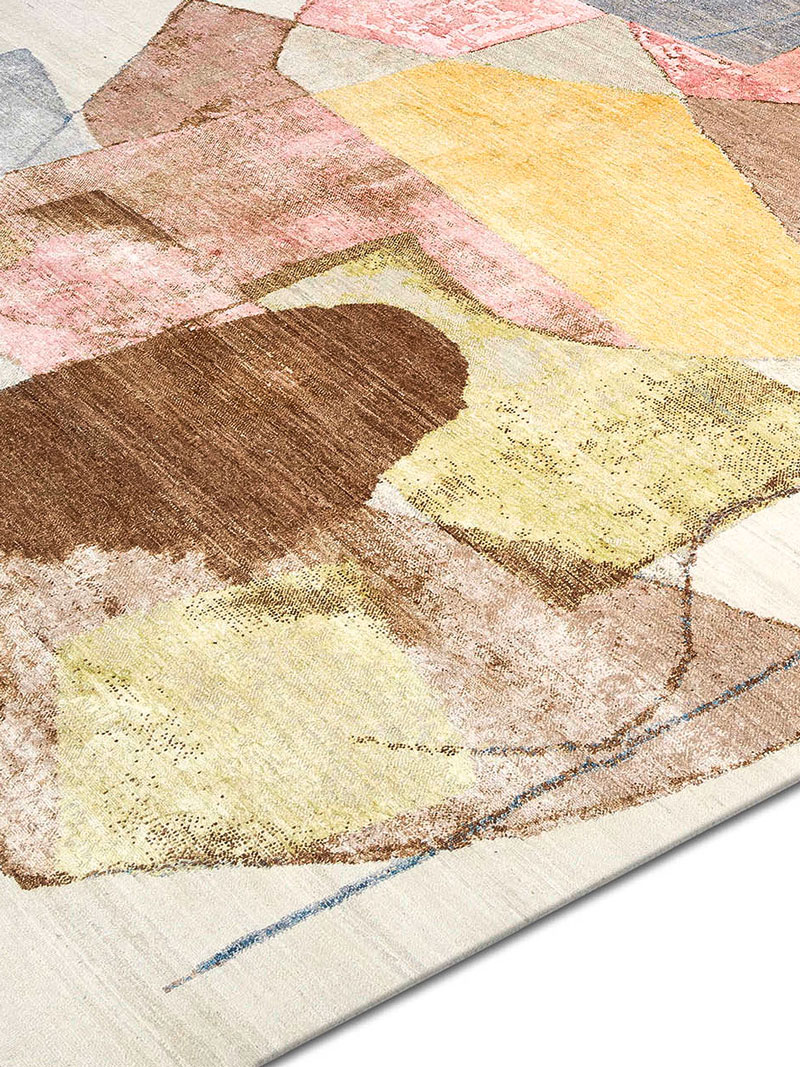Original Hand-Knotted Silk / Wool Rug