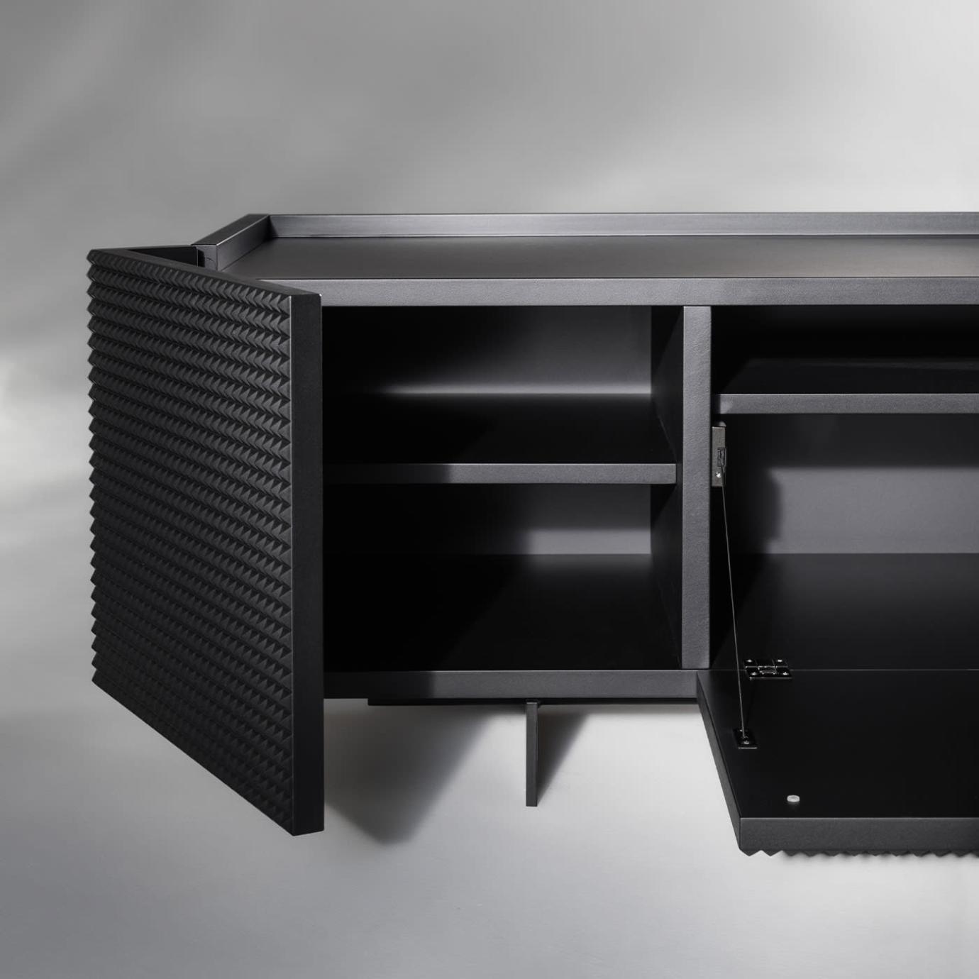 Italian Black TV Sideboard
