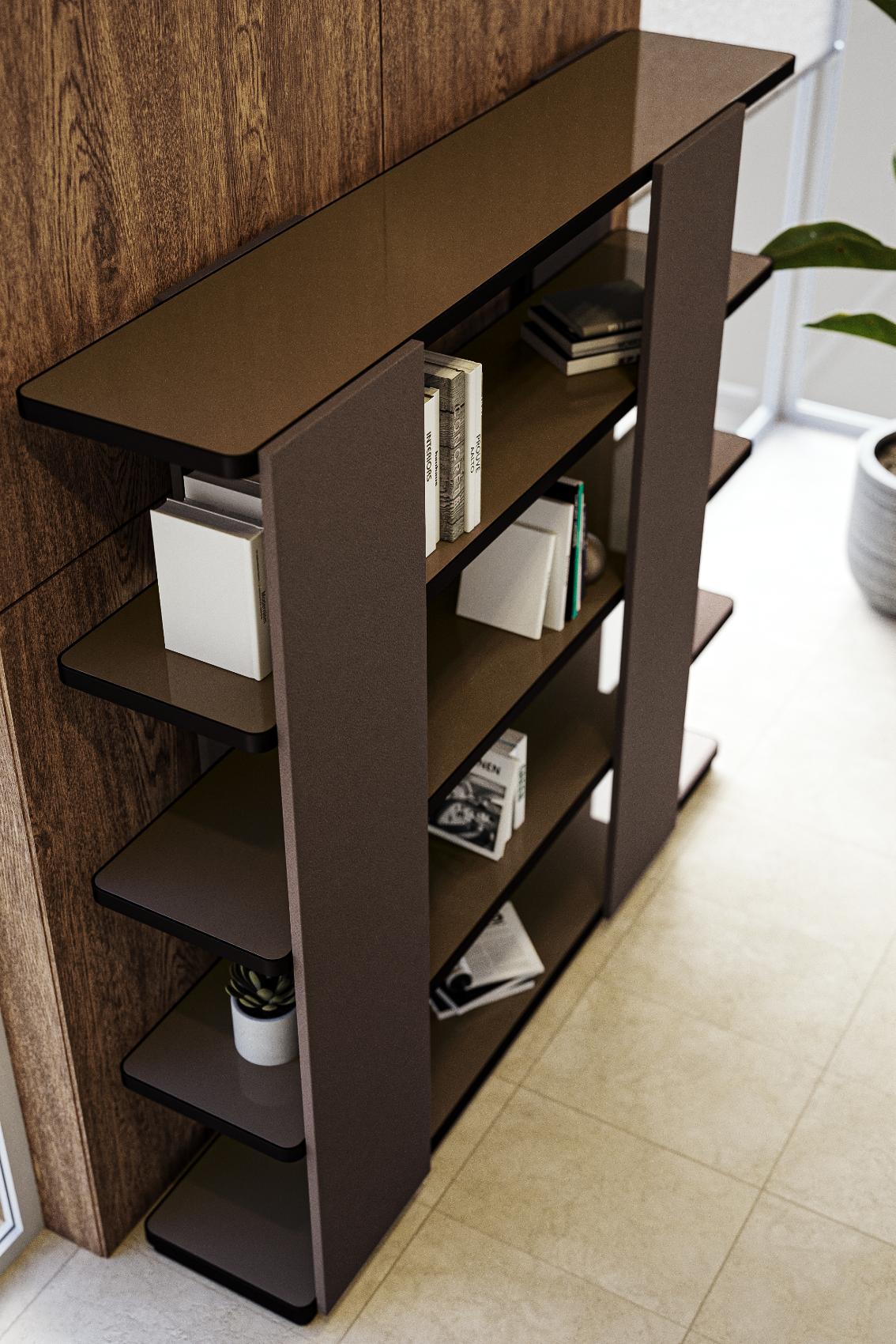Melodie Black Designer Bookcase