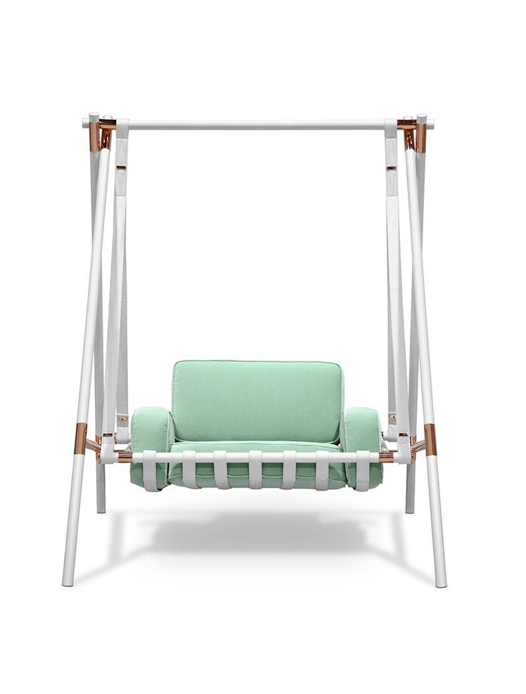 Cloud Green Swing Chair