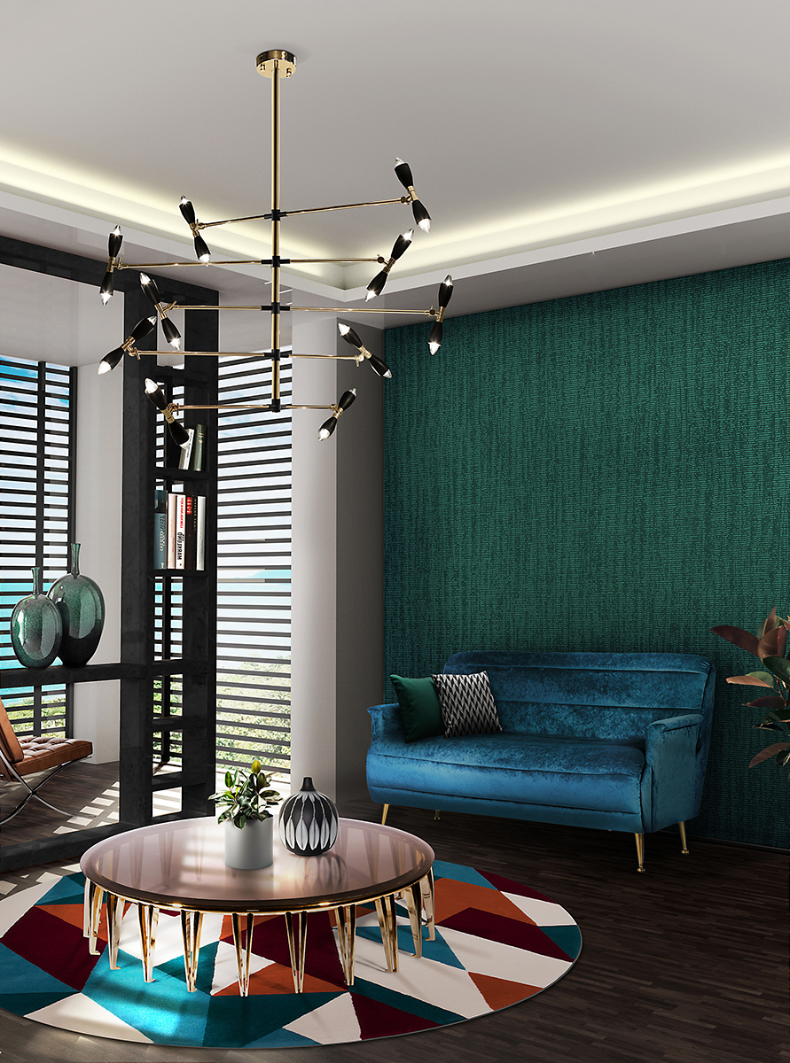 Rhythmic Glow Suspension Lamp - 1
