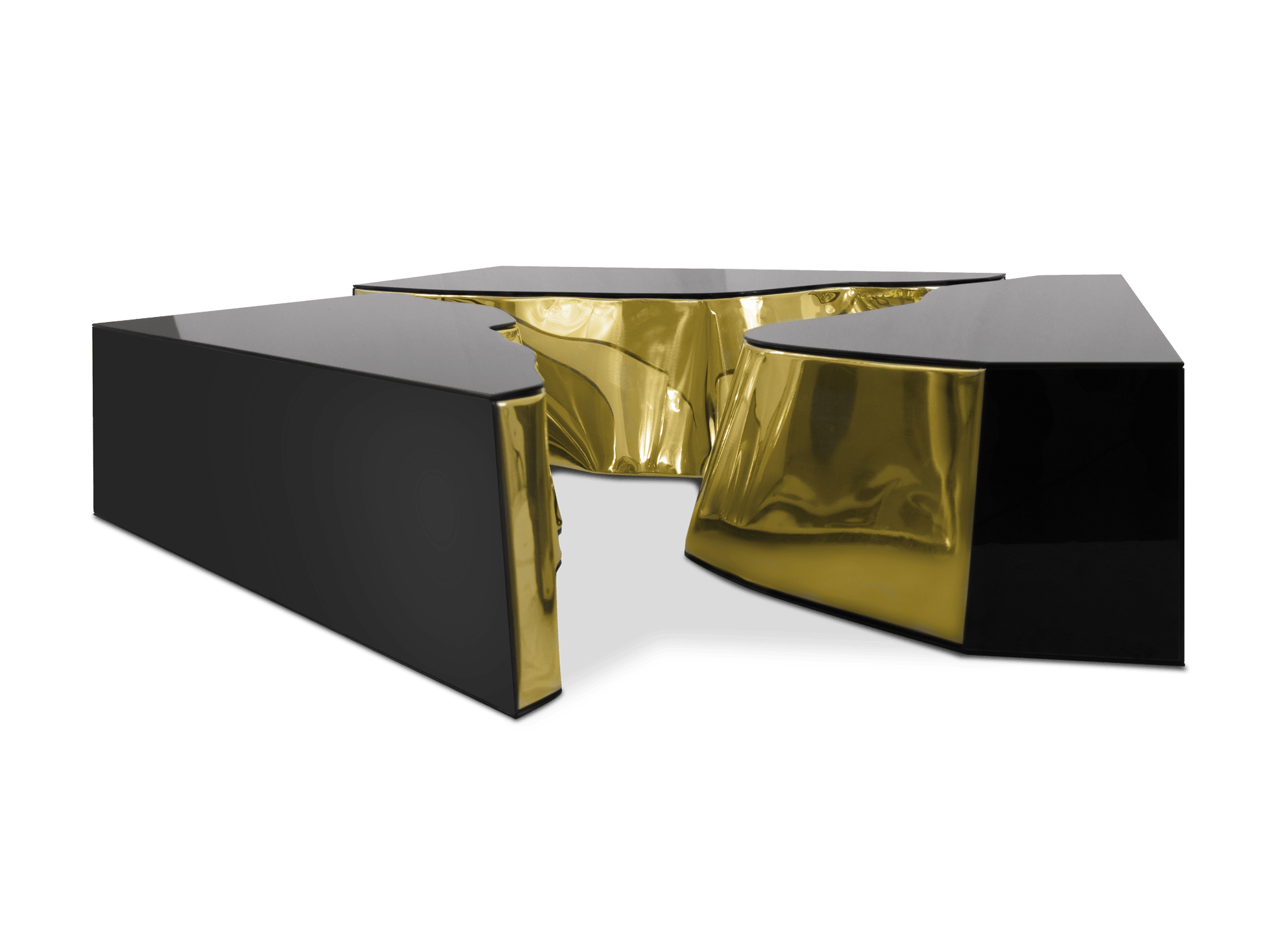 Black Gold Designer Center Table