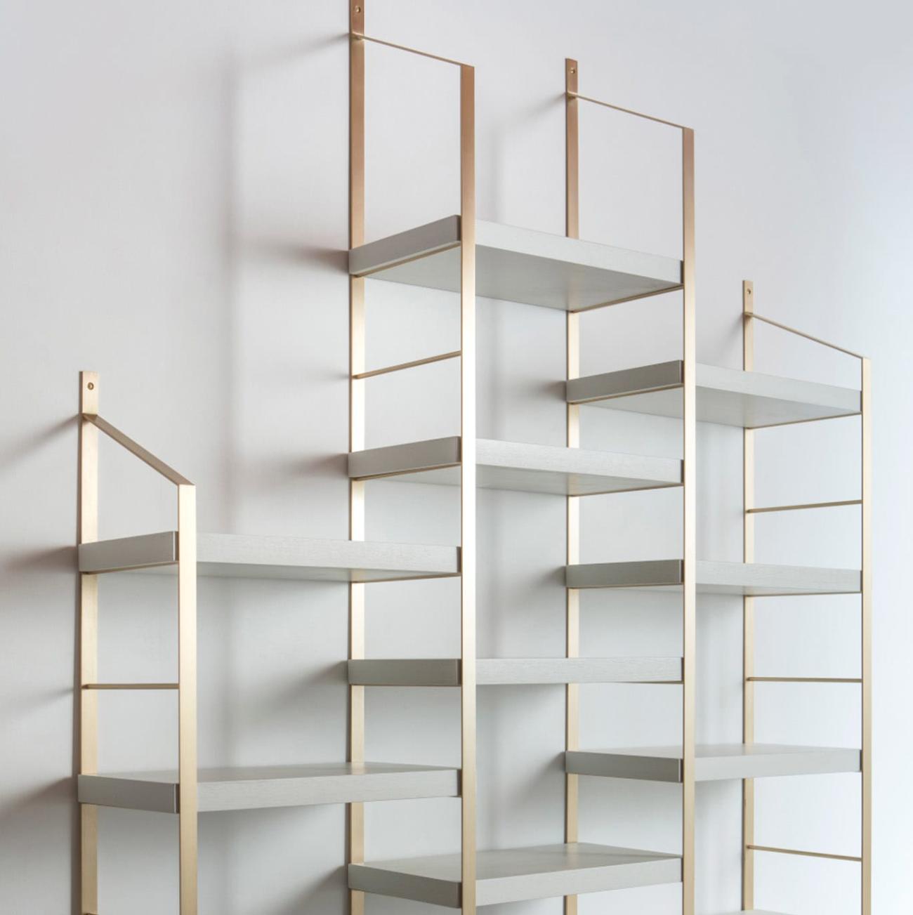 Multi-Level Wooden Shelf