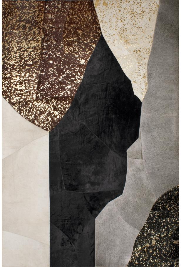 Cowhide Natural Patchwork Luxury Rug