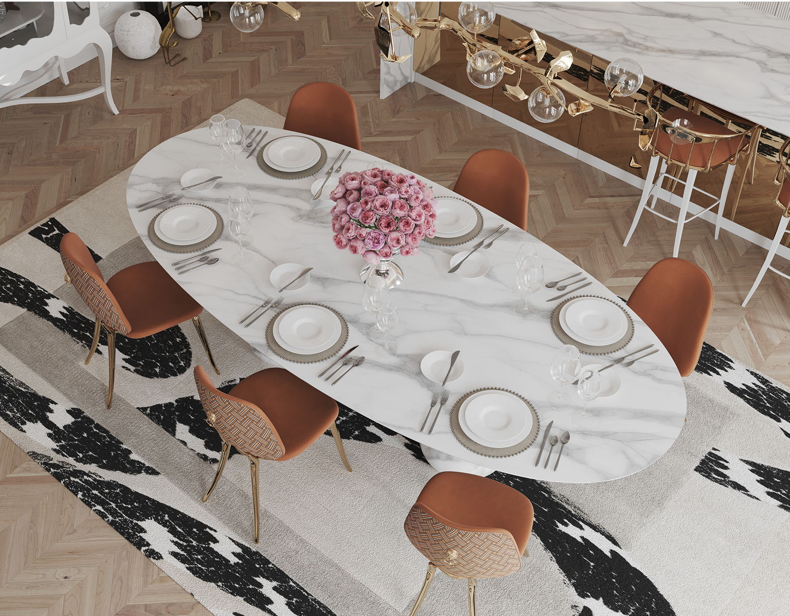 Oval XL Estremoz Luxe Dining Table
