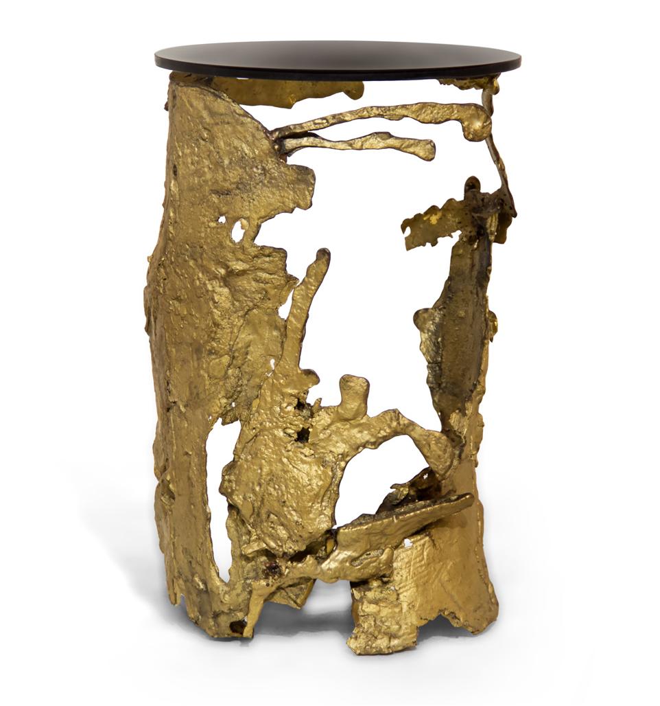 Volcano Flow Sculpted Side Table