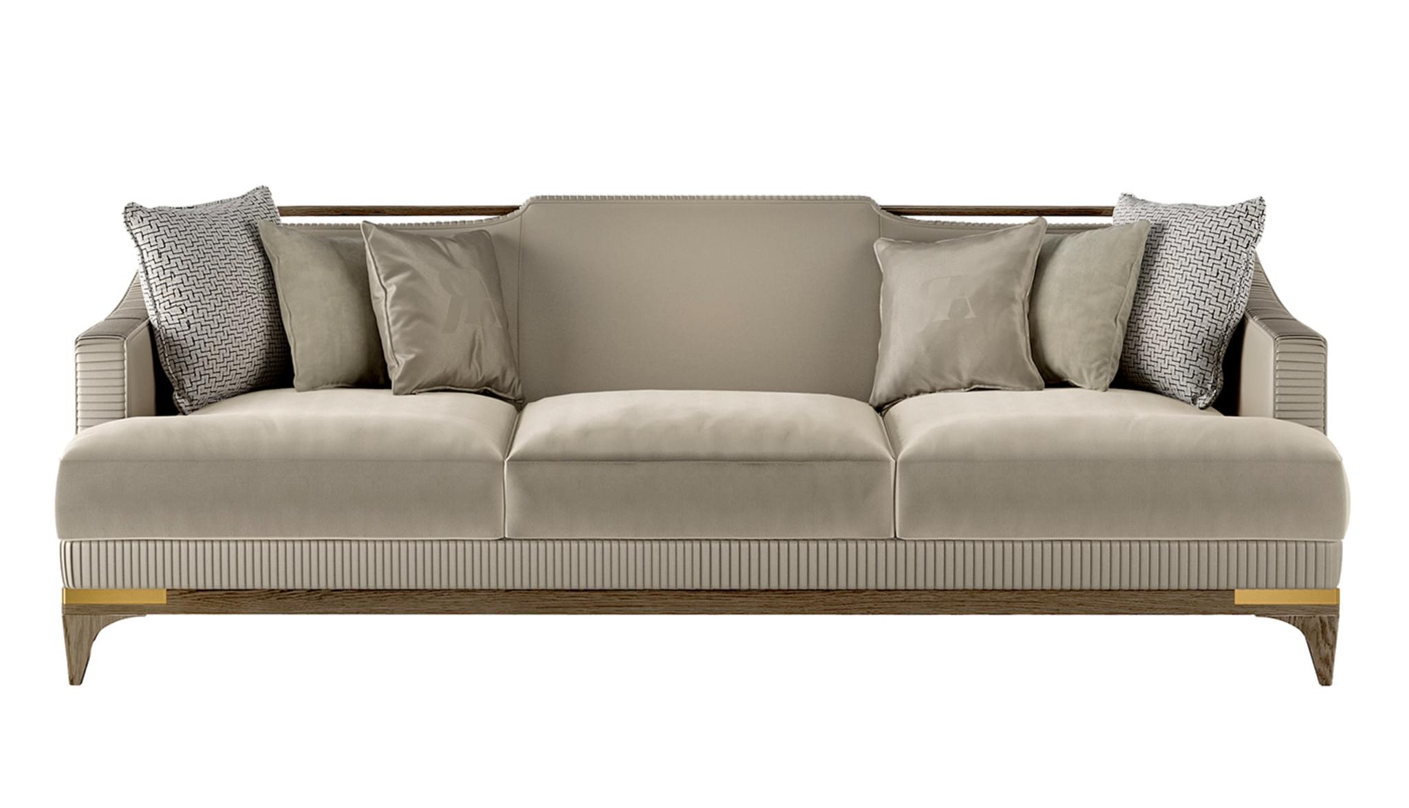 Three-Seat Sofa Elegance