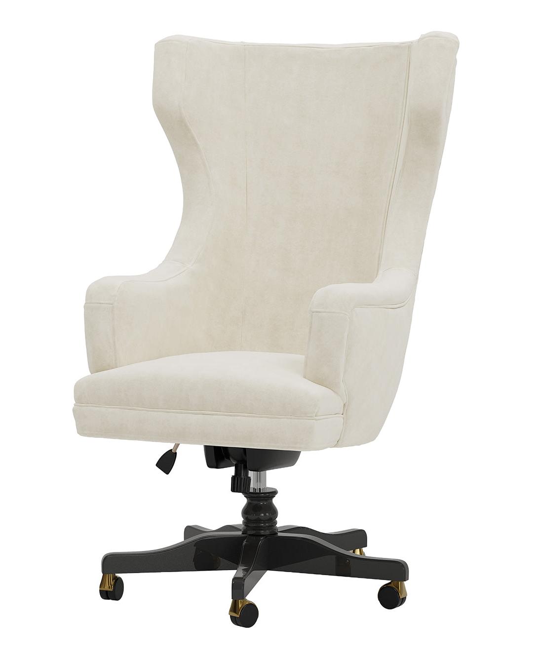 Swivel White Italian Office Chair
