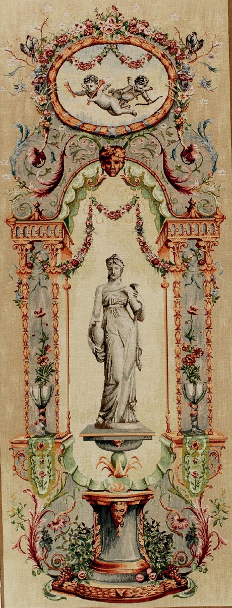 Door Statue at Elysee Palace Tapestry