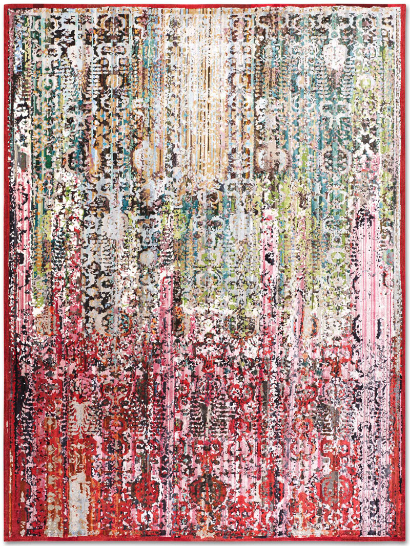 Woods Strawberry Luxury Hand-Woven Rug