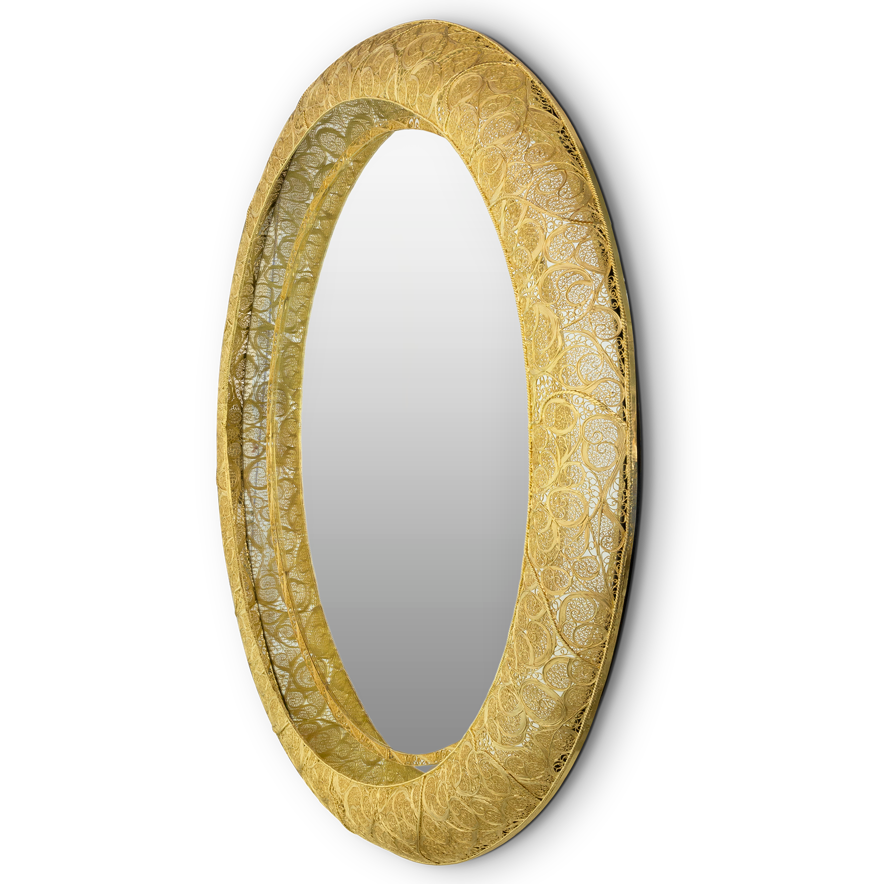 Crown Filigree Designer Mirror