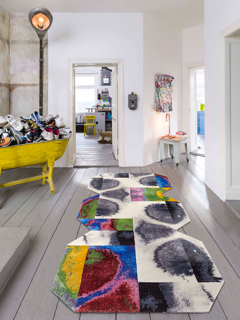 Galileo Hand-Knotted Wool / Silk Rug | Size: 120 × 300 cm