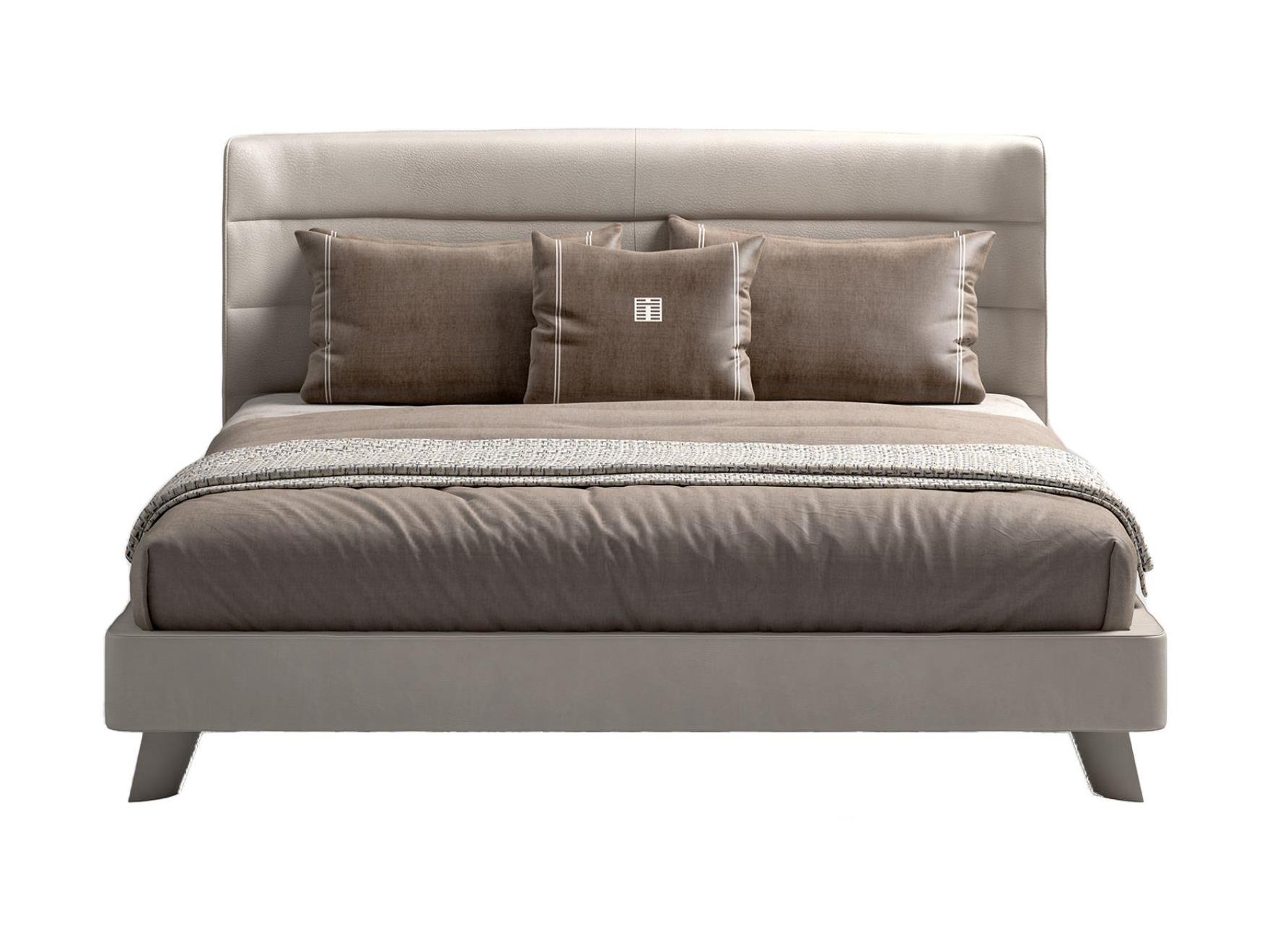 Leather-Covered Bed