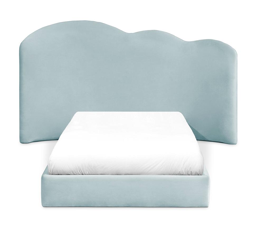 Dreamy Sky Cloud Themed Bed | Mattress Size: 90 x 190 cm