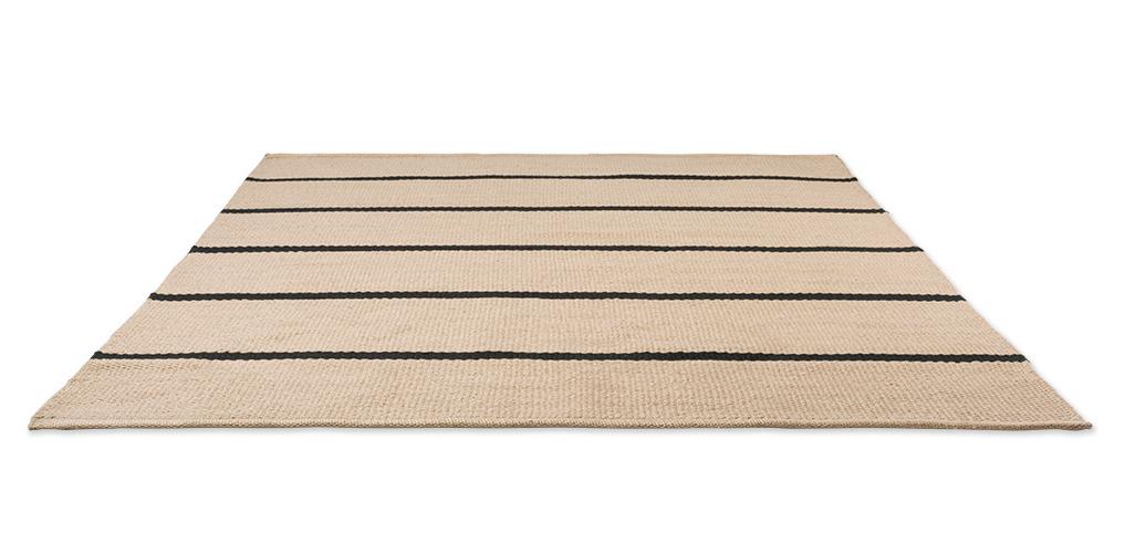 Deck Charcoal Black Fresco Rug