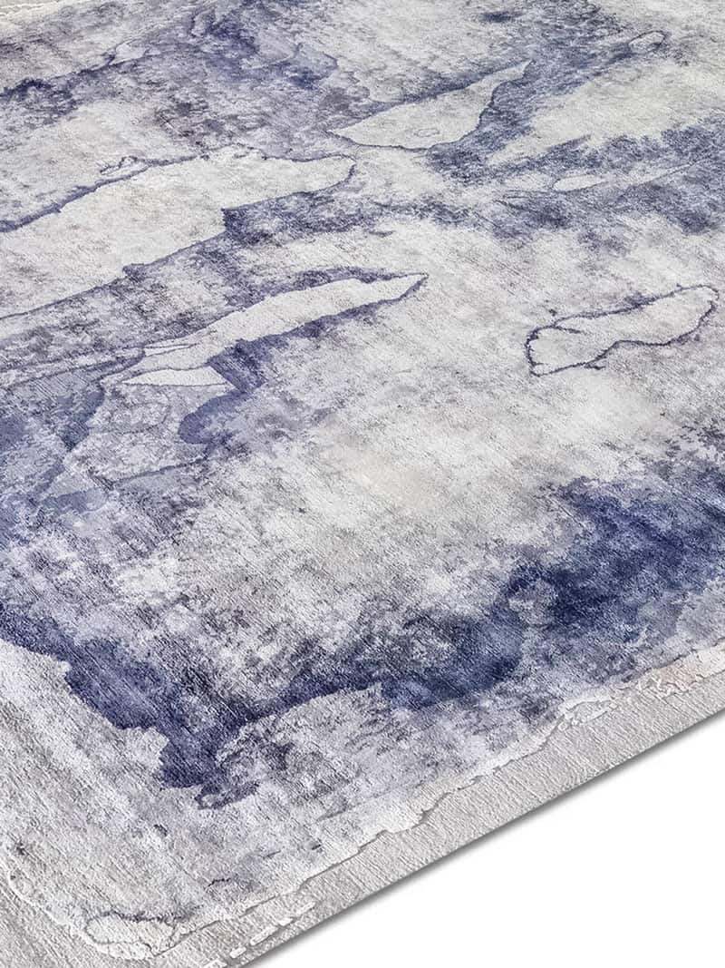 Mono Light Grey Luxury Hand-Woven Rug