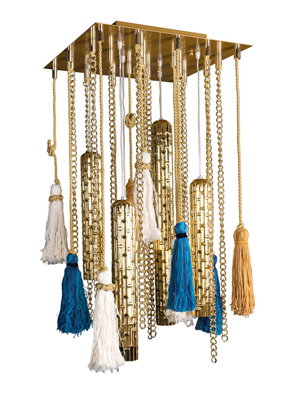 Venetian Artisan Glass Chandelier
