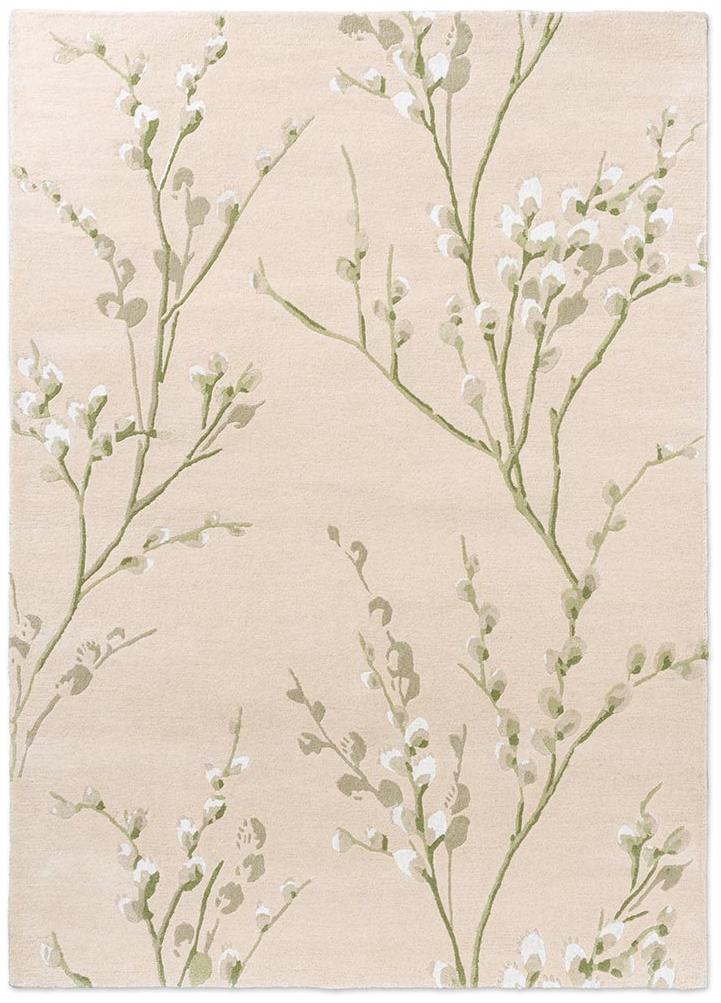 Willow Branch Hedgerow Green Rug | Size: 170 x 240 cm