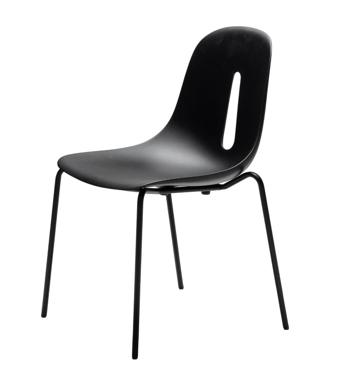 Gotham Black Chairs (Set of 2)