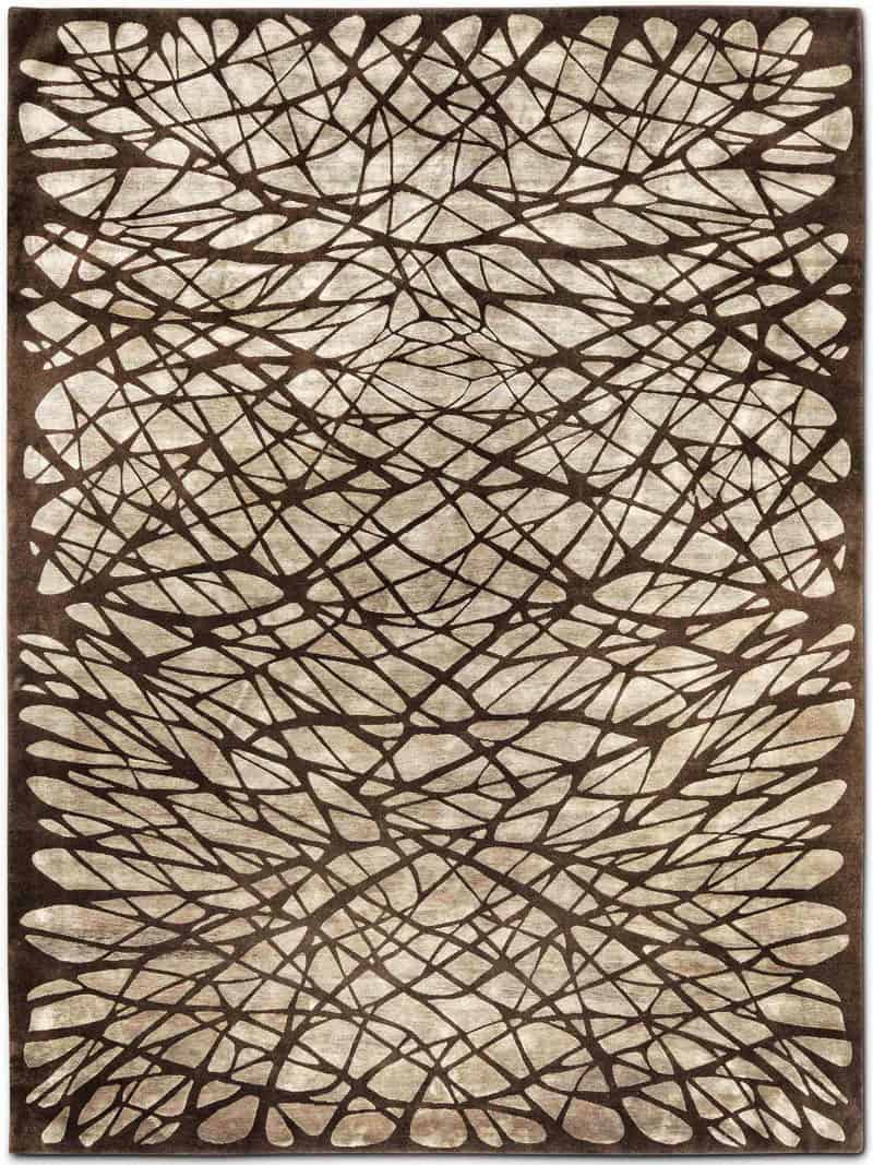 Dresden Brown Handwoven Luxury Rug