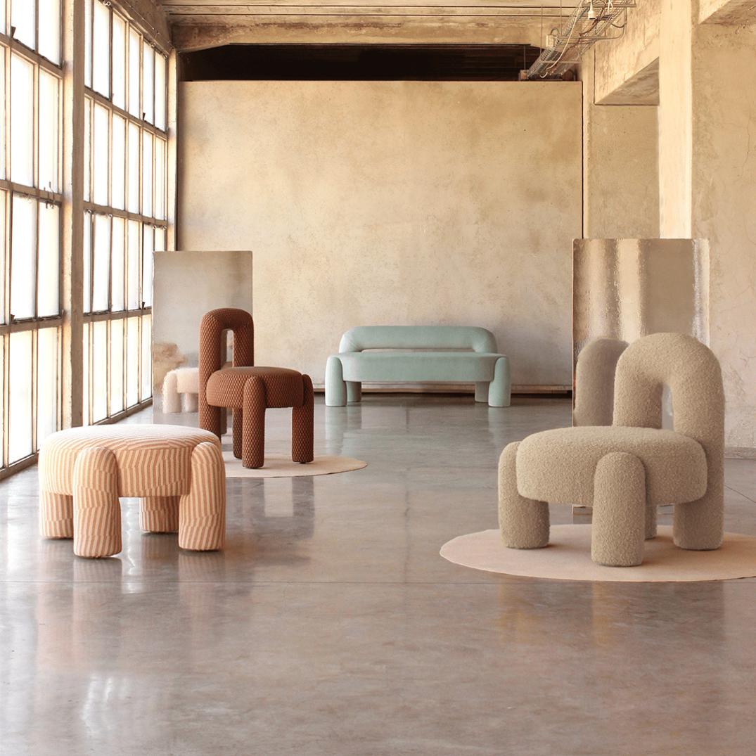 Marlon Round Pouf - 3