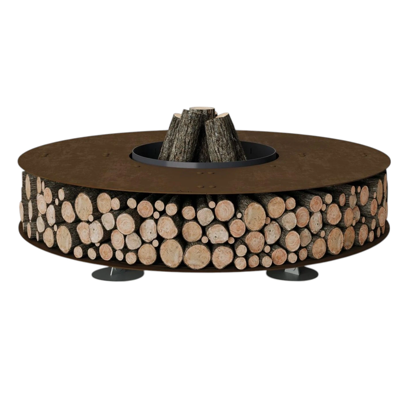 Steel Round Corten Fire Pit