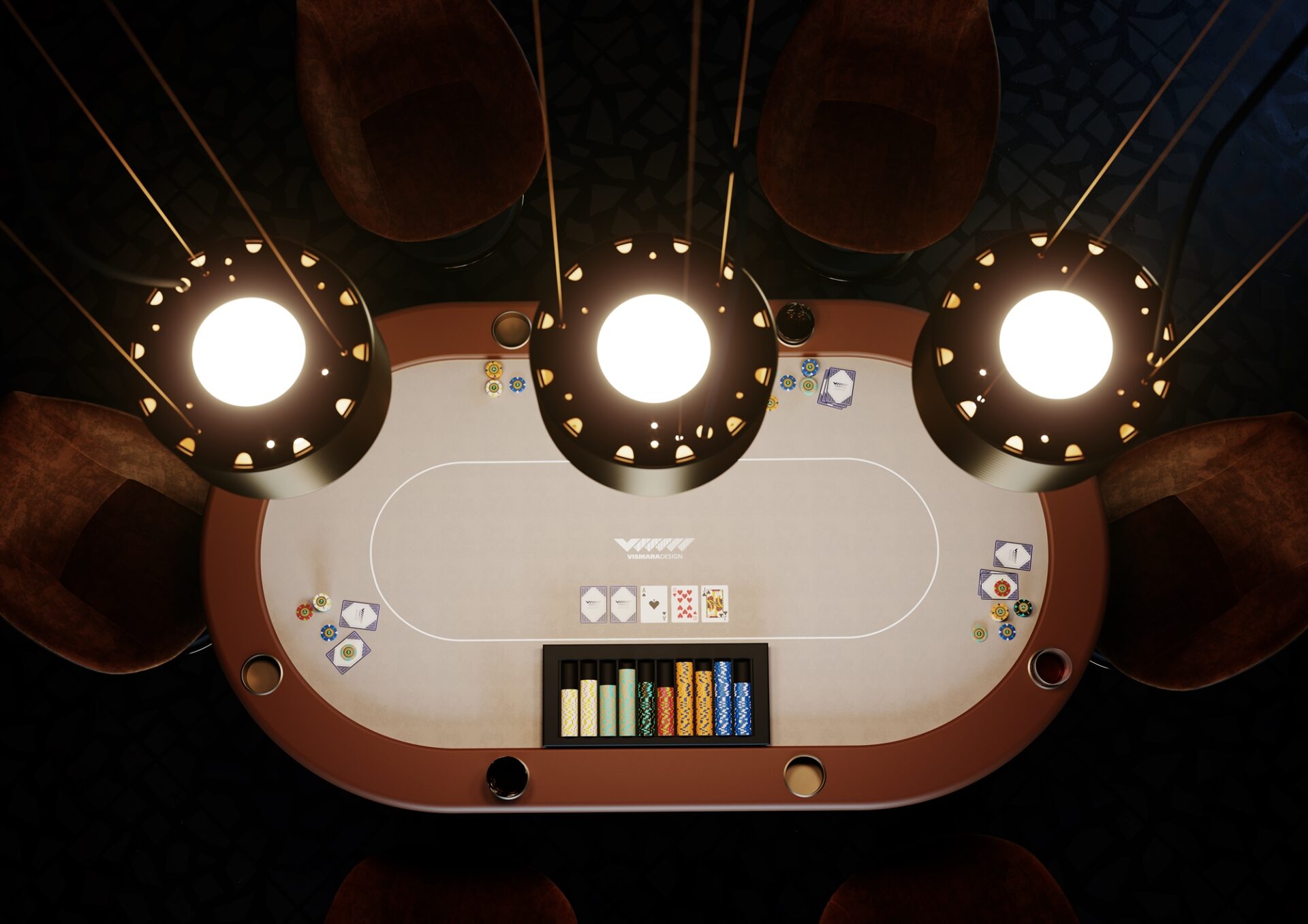 Vegas Grand Poker Table