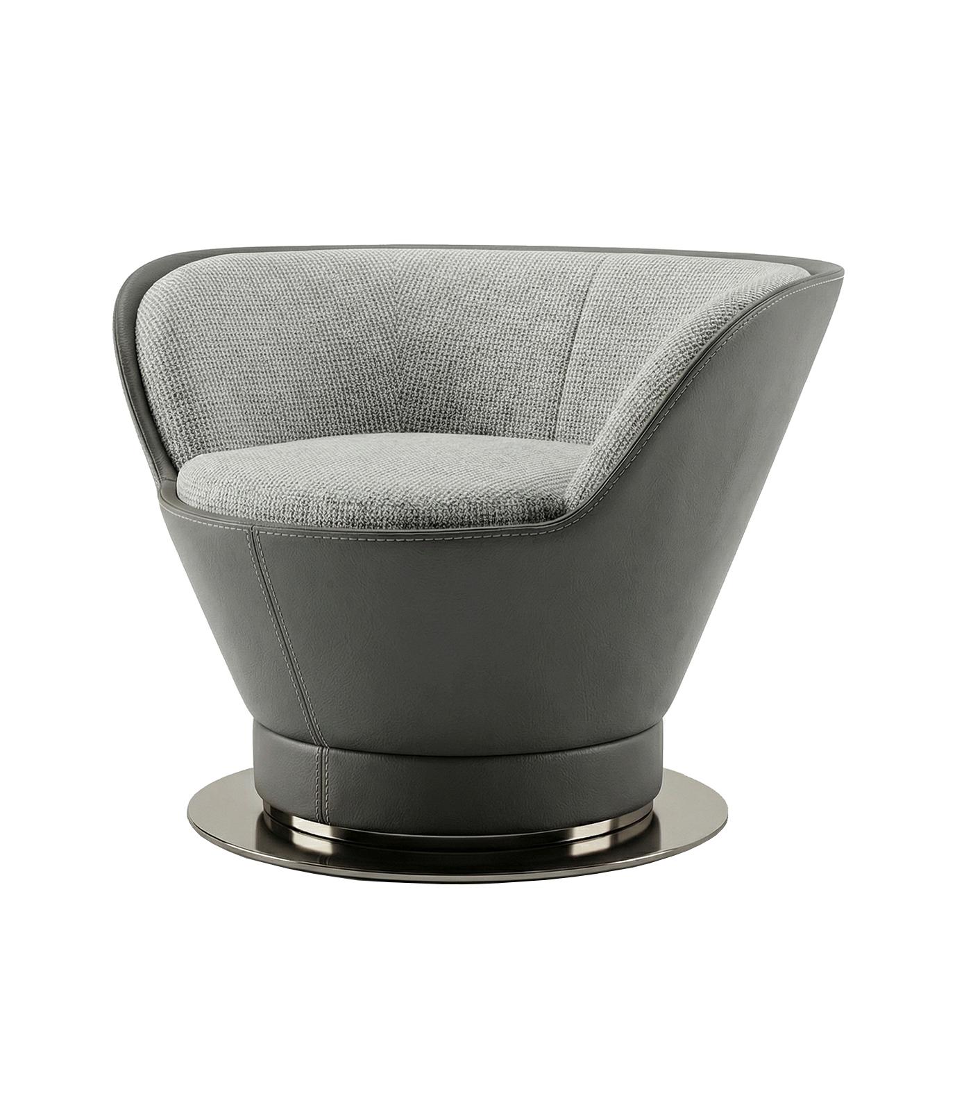 Aura Swivel Designer Armchair