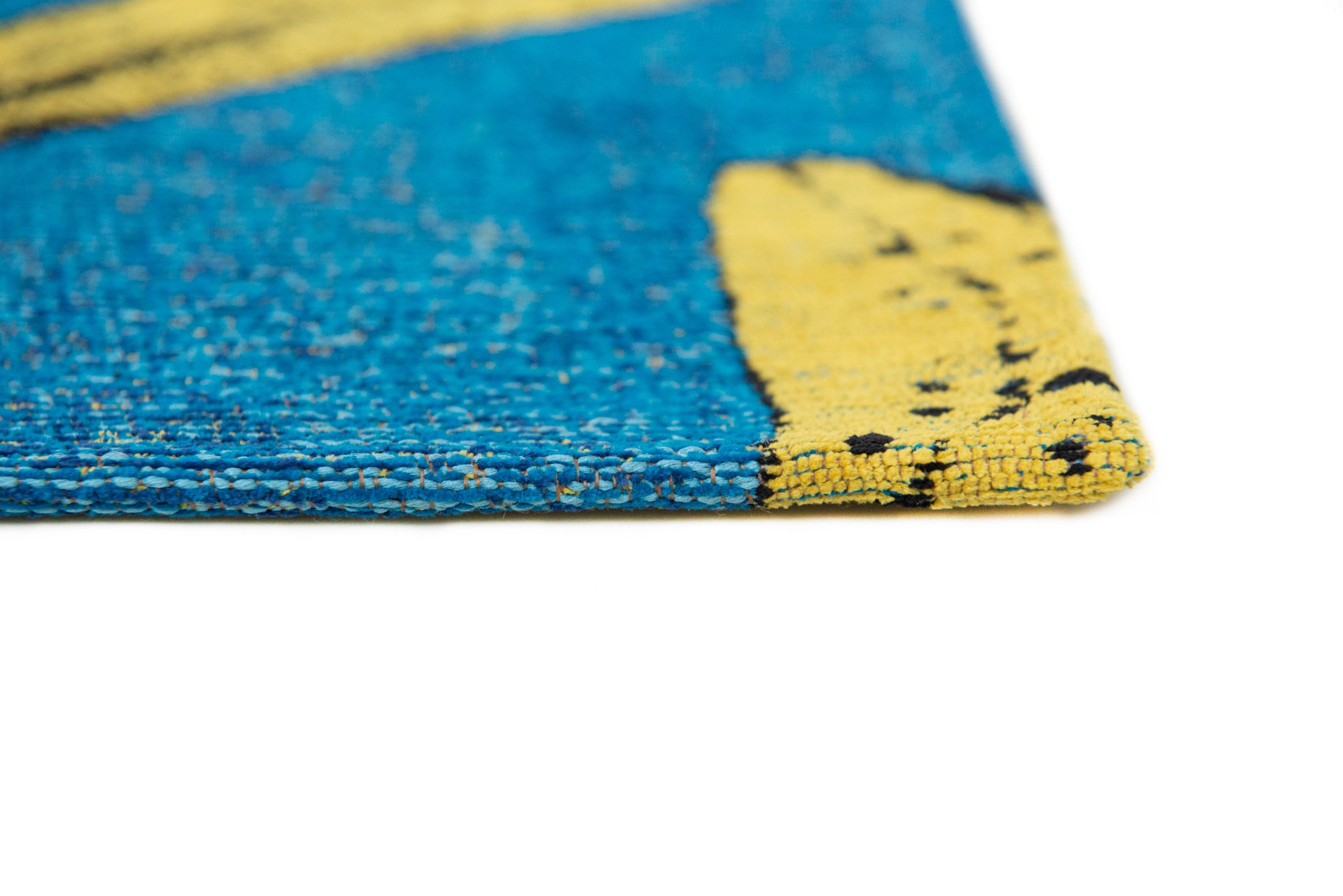 California Blue Flatweave Rug