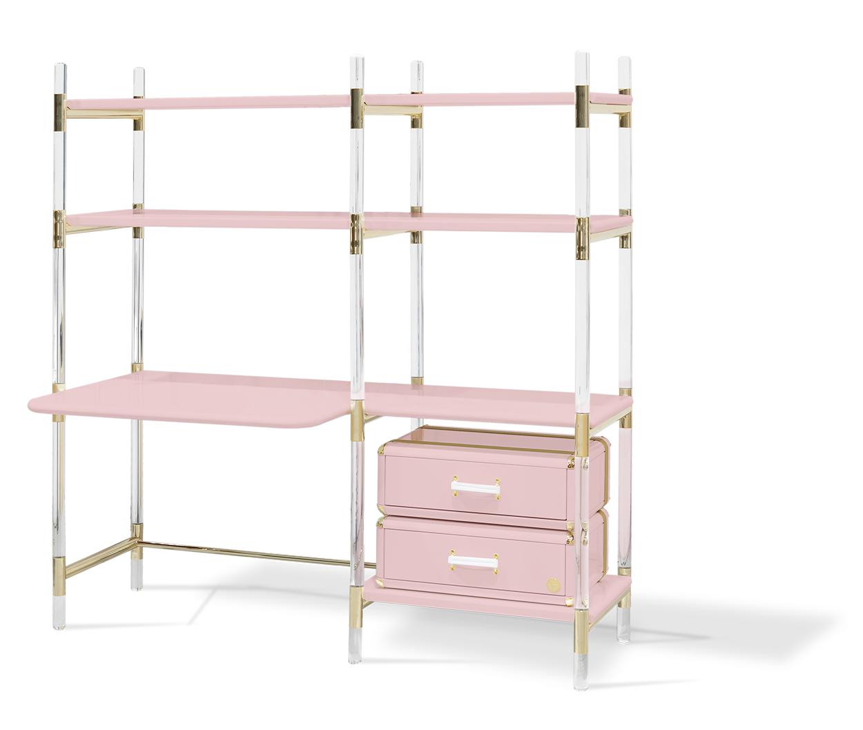 Jigsaw Puzzle Pink Kids Library Shelf