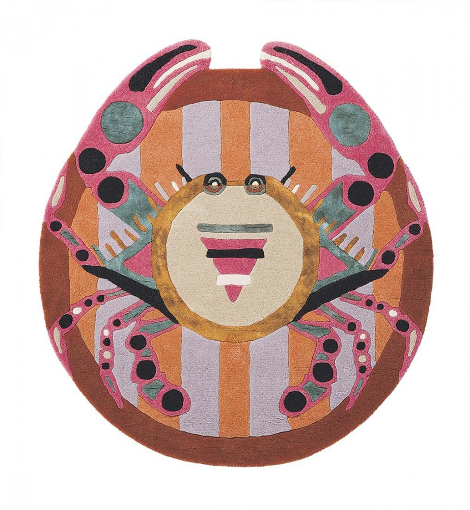 Zodiac Cancer Hand Woven Round Rug | Size: Ø 100 cm