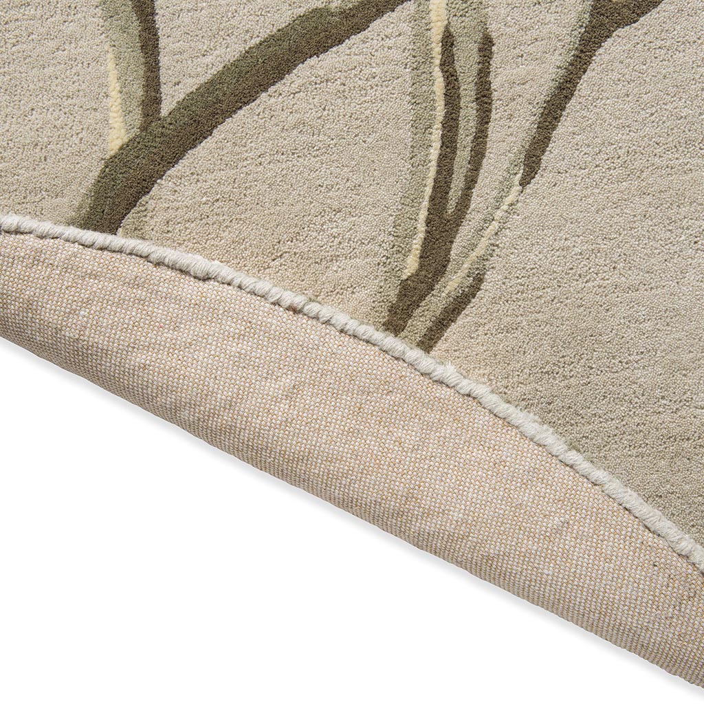Camden Natural/Sage Green Round Rug | Size: Ø 200 cm