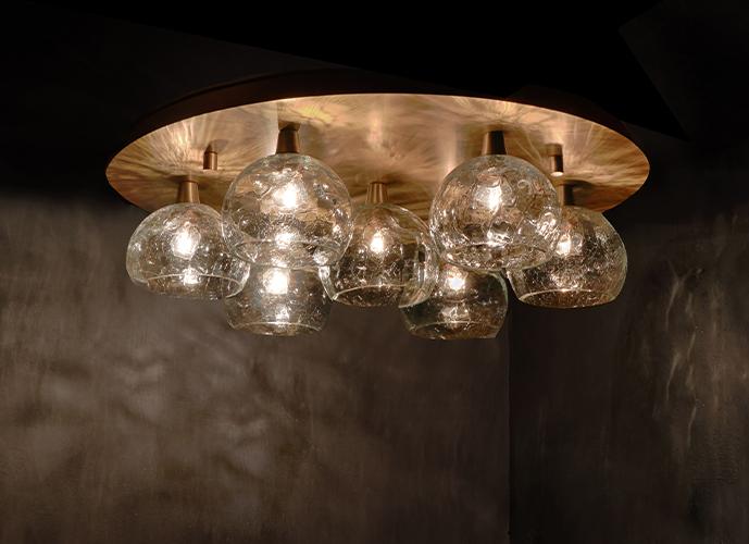 Multi-Shade Compact Ceiling Light