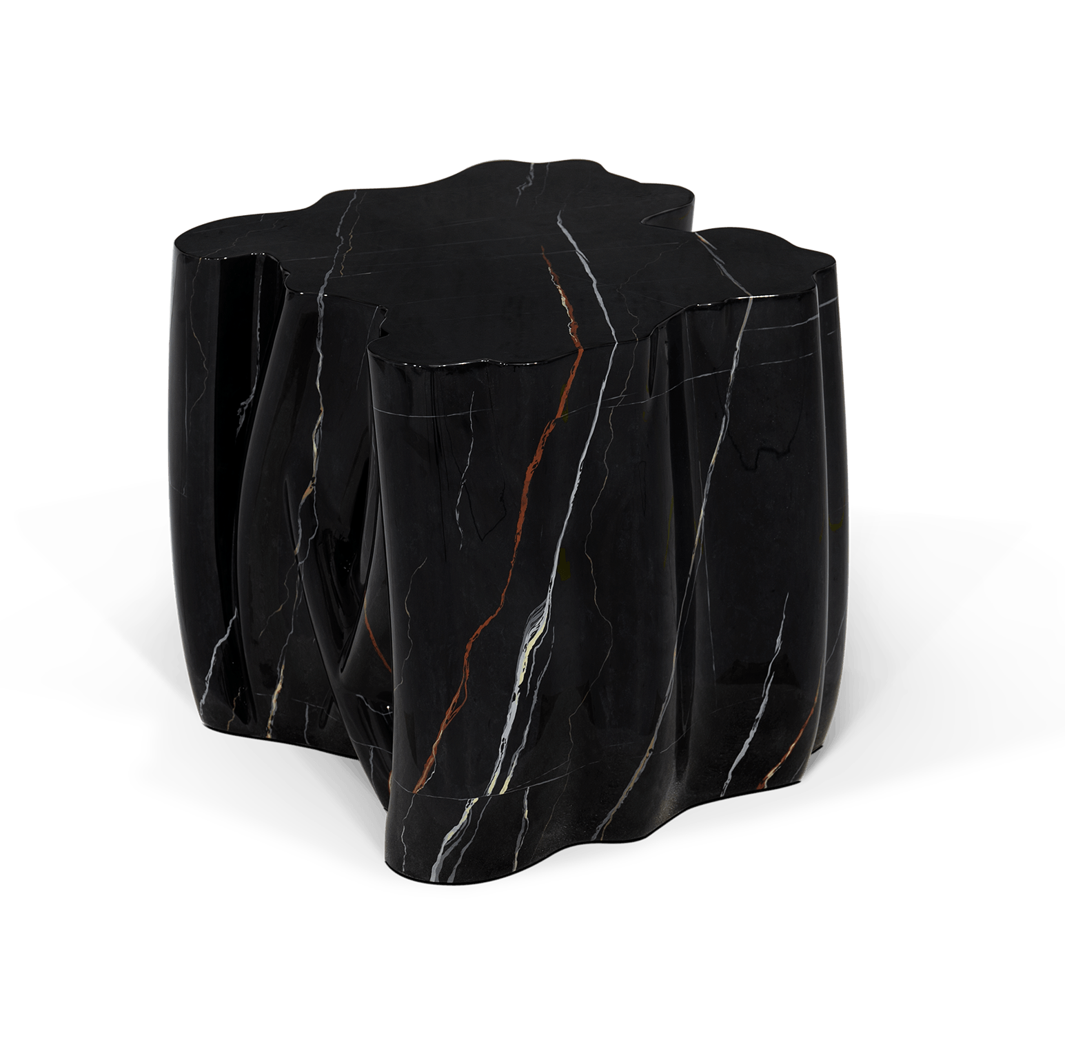 Spectrum Black Designer Side Table
