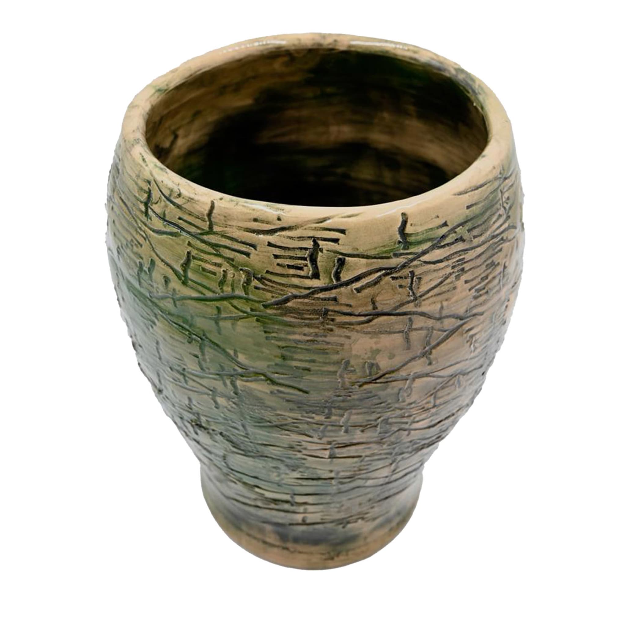 Contemporary Italian Crafted Vase