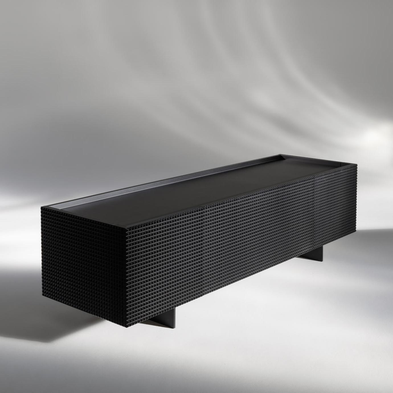 Italian Black TV Sideboard