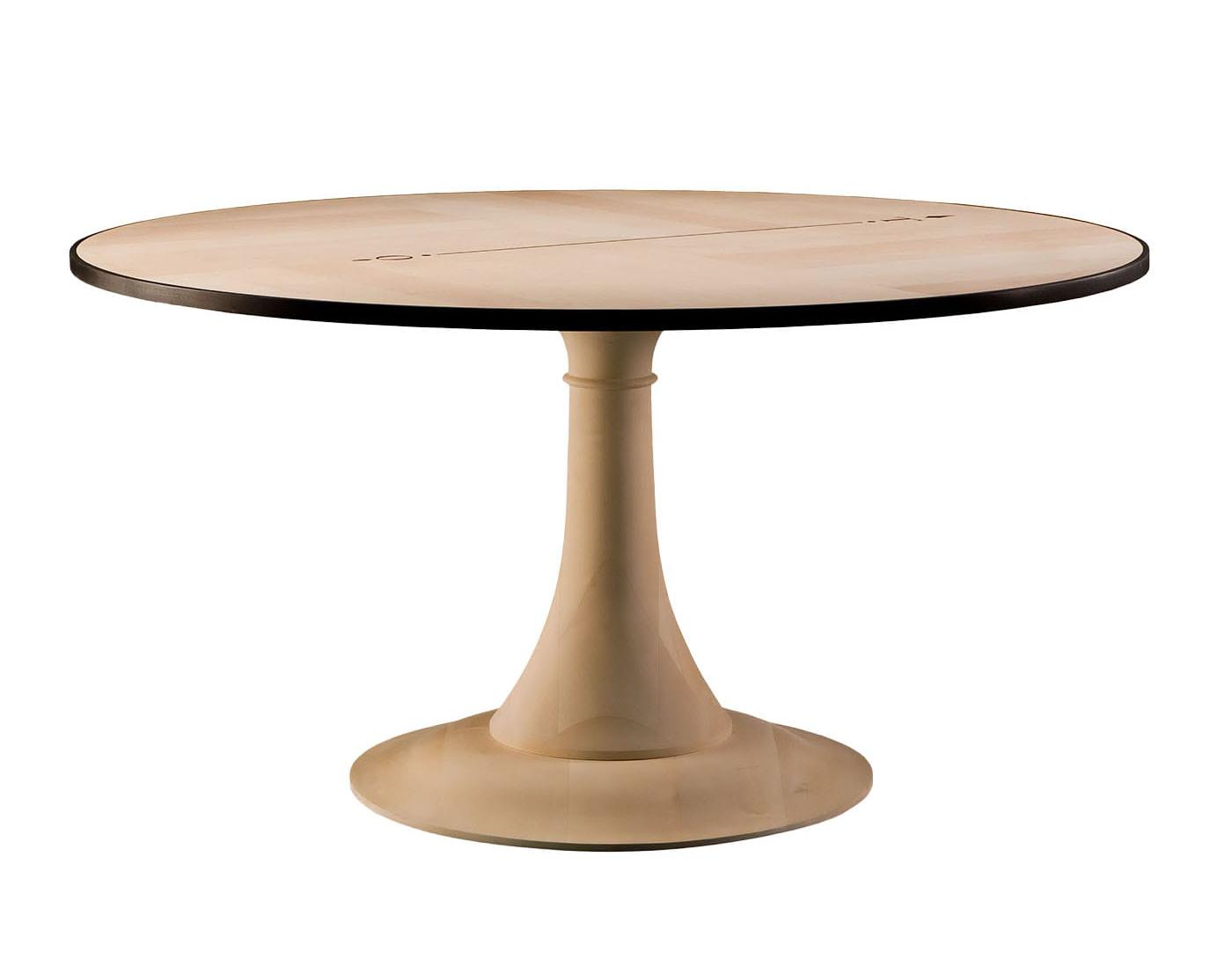 Nord Sud Round Natural Handcrafted Dining Table