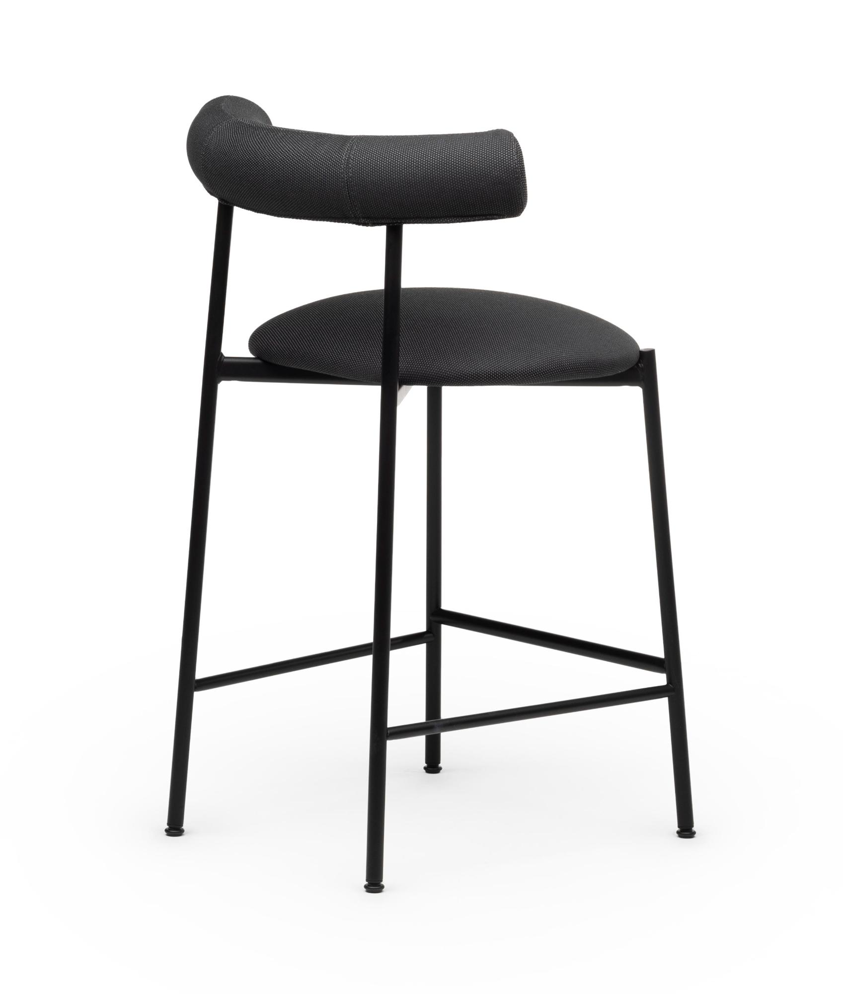 Pampa Black Bar Stool