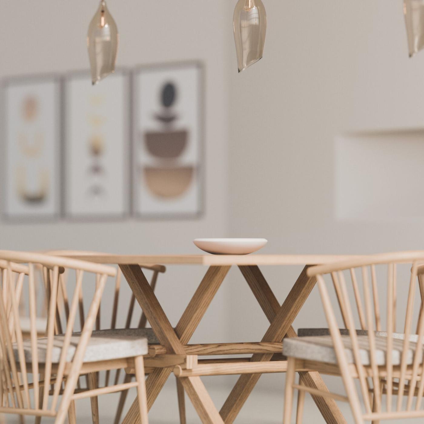 Leonardo Natural Italian Dining Table