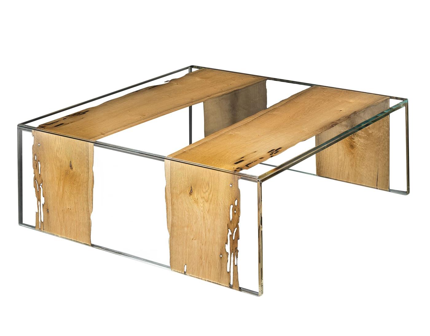 Venezia Handcrafted Glass Coffee Table