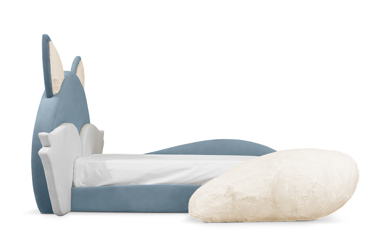 Fox Blue Kids Bed