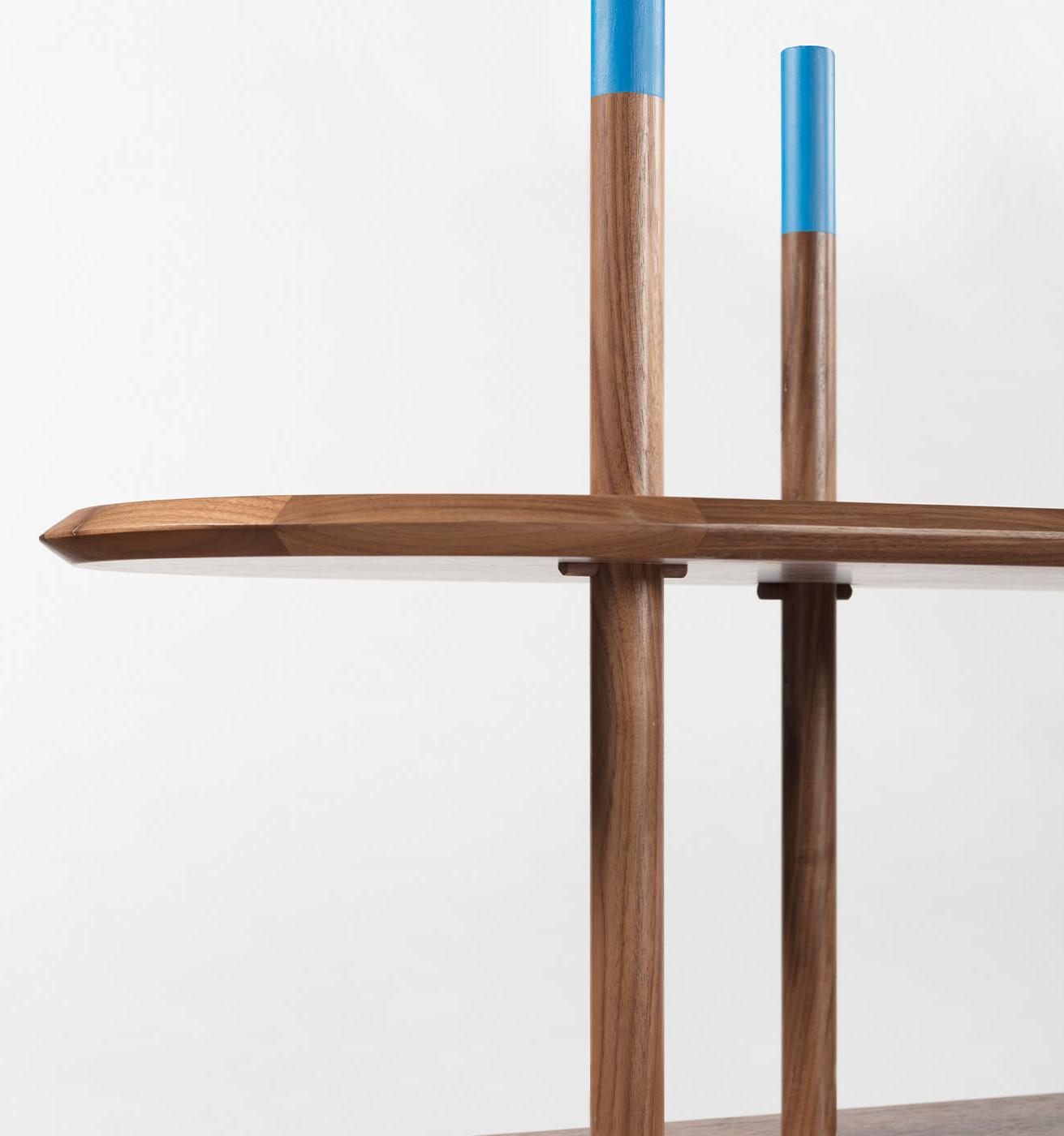 Walnut Modular Bookcase
