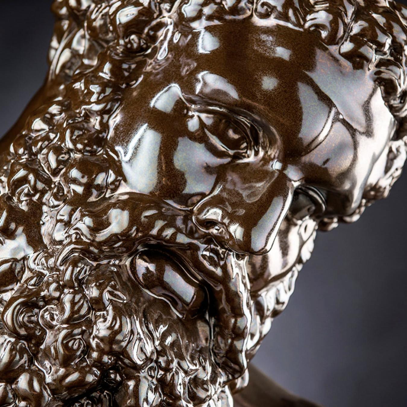 Hercules Handcrafted Ceramic Bust