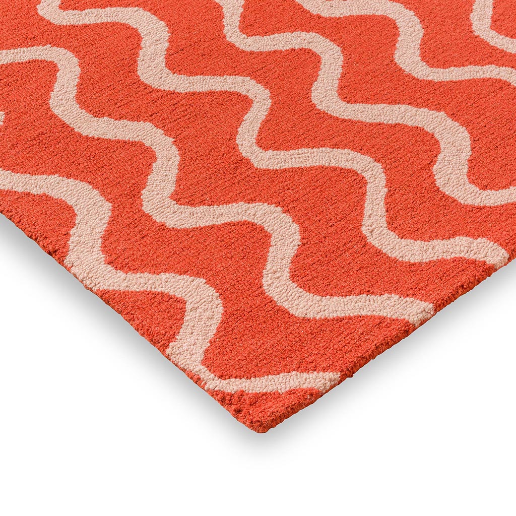 Stripe Coral Rug | Size: 160 x 230 cm