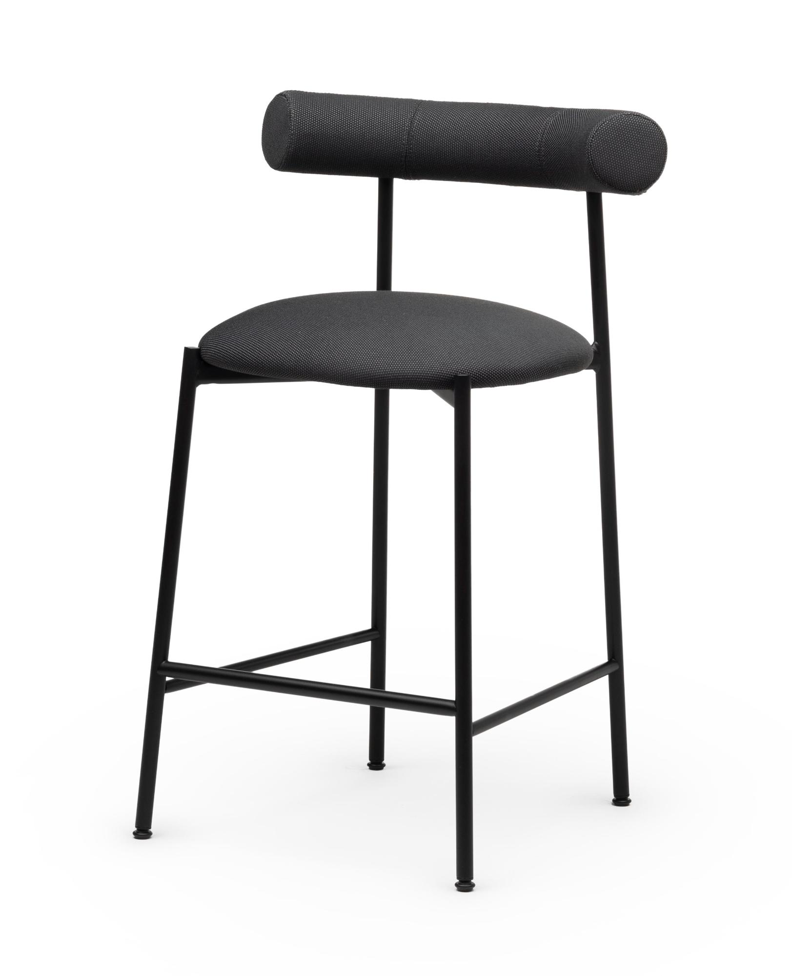 Pampa Black Bar Stool