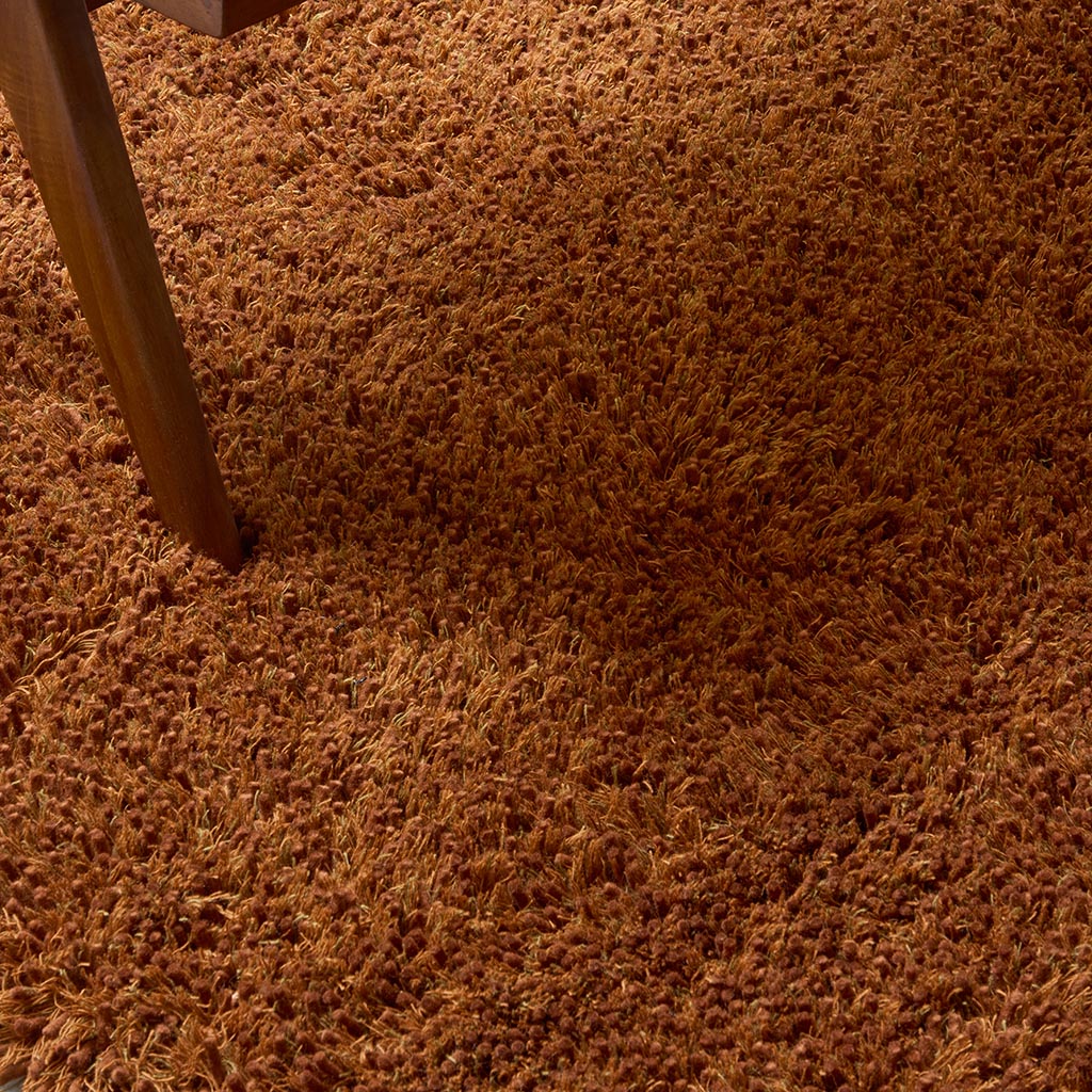 Terracotta Shaggy Rug