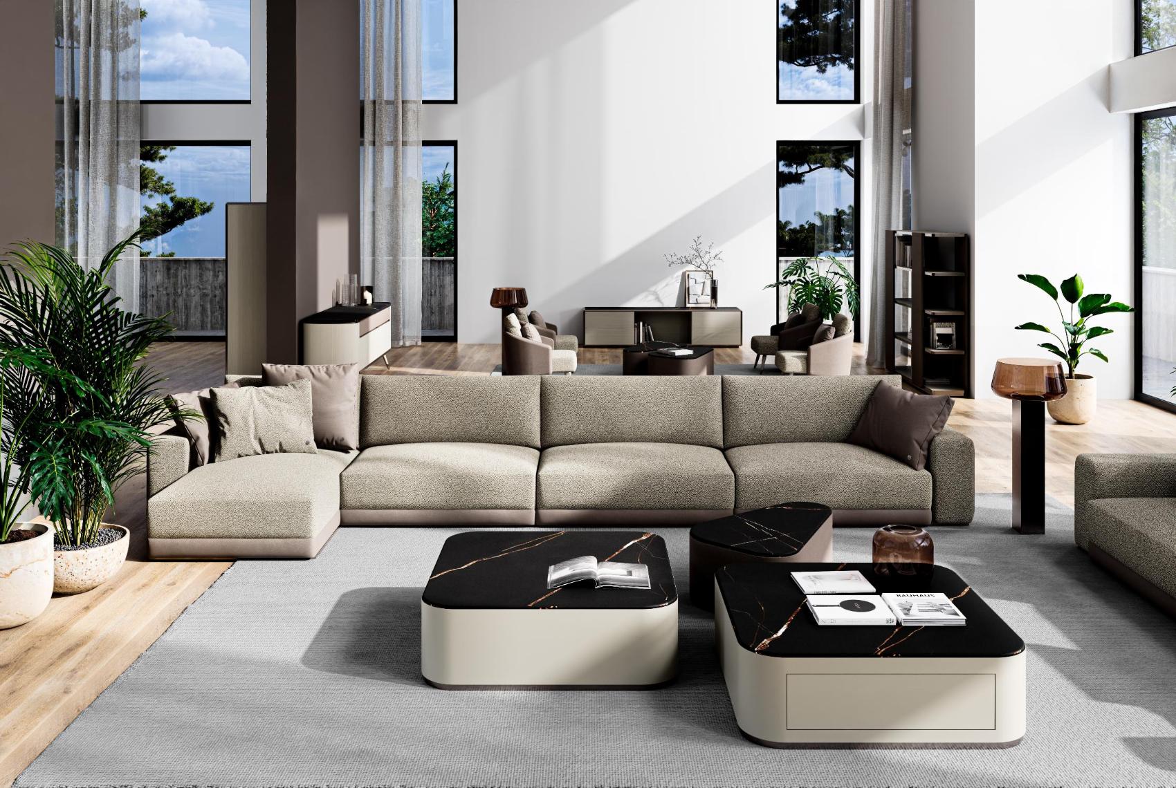 Cesar Marble Italian Coffee Table