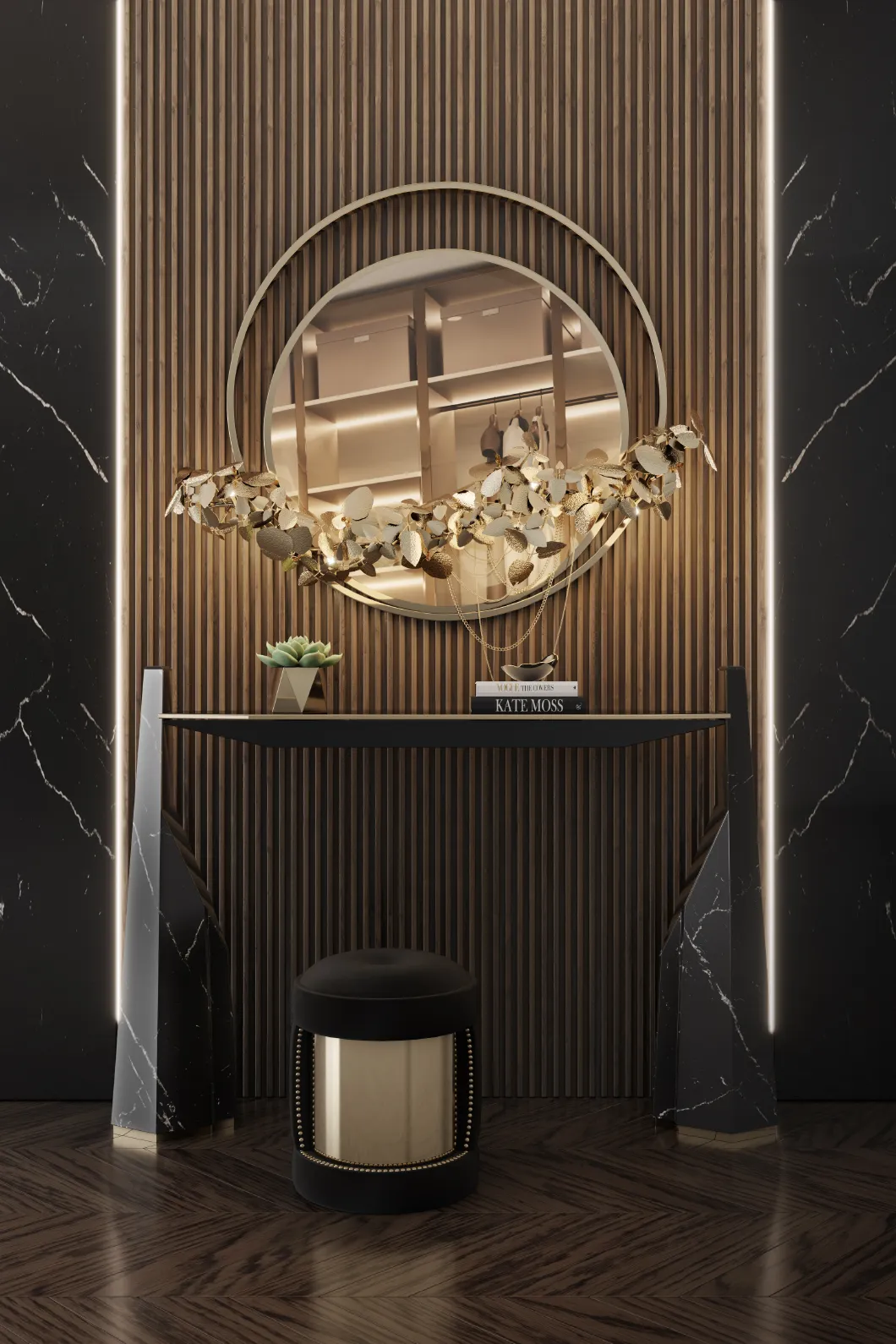 Noble II Wall Light Mirror - 1