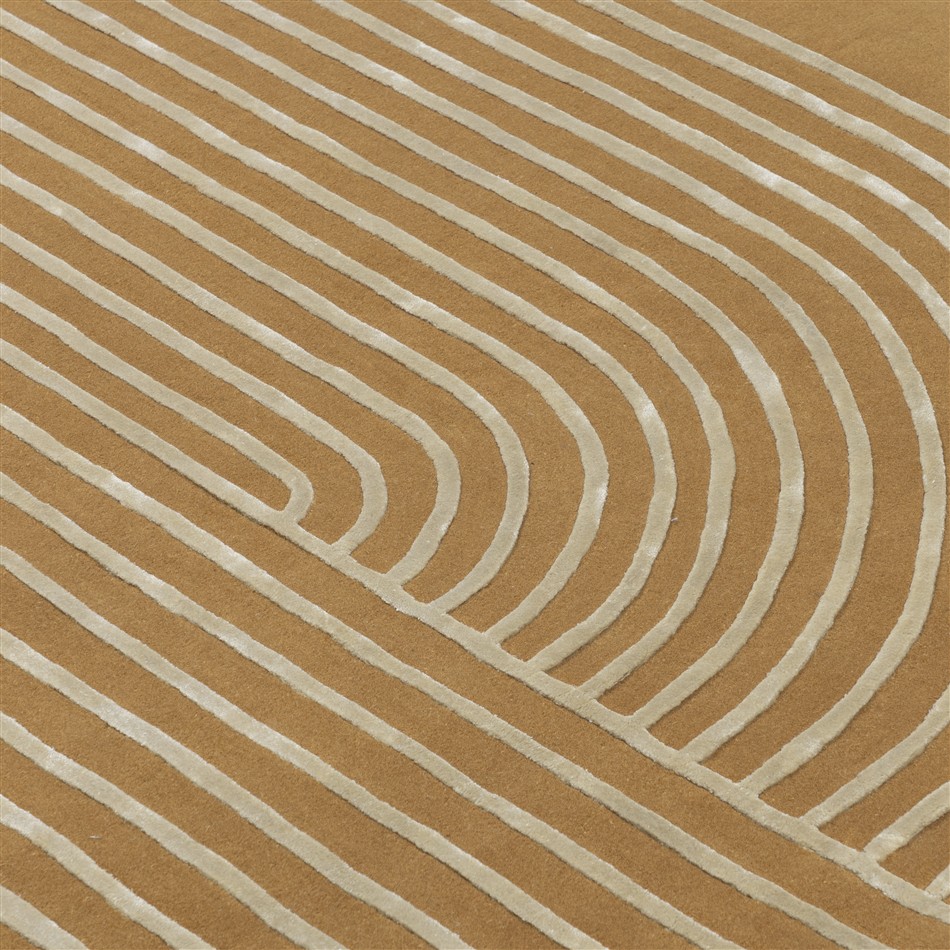Stripes Gold Rug